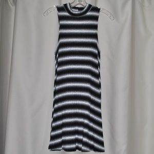 Ombre Striped Maxi Dress